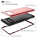 Galaxy Note 8 Case, WeLoveCase 3-in-1 Shockproof Heavy Duty Drop Protection Protective Cover Slim Rugged Hybrid Case with Soft Bumper Corner Cushion Design for Samsung Galaxy Note 8 - Red