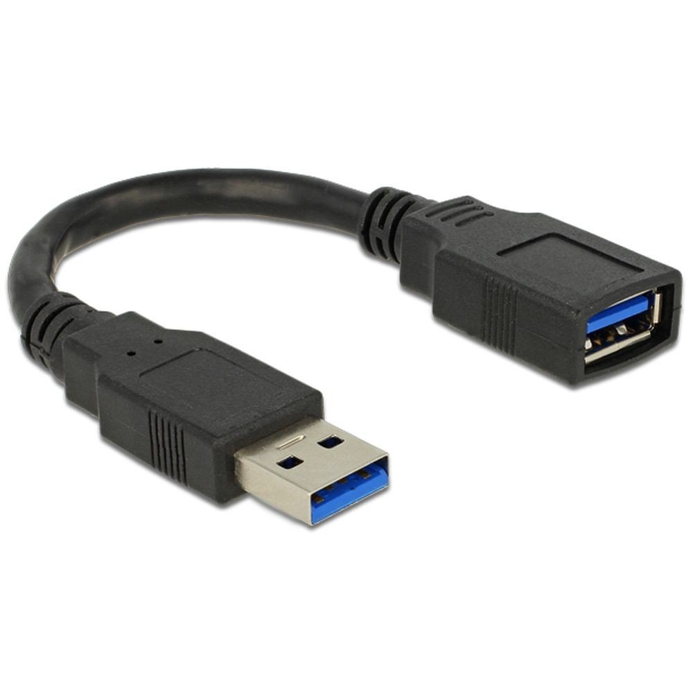 Delock USB 3.0 Type A Cable 0.15 m Black