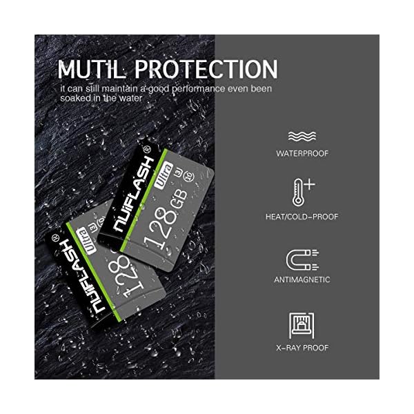 128GB Micro SD-Karte mit Adapter (Klasse 10 High Speed) Video Micro SD-Speicherkarte/SD-Speicherkarten für Kamera… – Bild 5