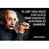 Schatzmix Einstein Spruch Metallschild – 20x30 Cm, Aus Stahl, Mit Atombomben-Zitat, Wanddeko Im Retro-Design
