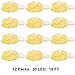 TDELTA 12 Pack 10 FT 30 LED Powered Fairy String Lights - LED String Lights - Firefly Lights - Silver Wire - Battery Operated- for Christmas, Bedroom, Patio, Garden, Parties, Wedding - Warm White