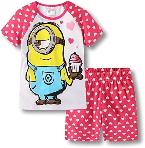 Amazon ミニオンズ キッズ パジャマ 半袖 短パン 春夏 薄手綿100 ズ 1 パジャマ 通販