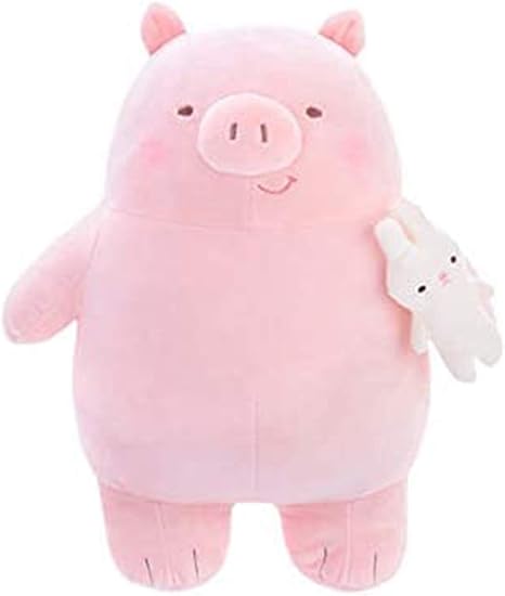 Amazon Co Jp シンプルな大きな太った豚のぬいぐるみ人形男の子女の子の子供のためのかわいい柔らかいハロウィーンのクリスマスの誕生日プレゼント 仲間のぬいぐるみのぬいぐるみの子供たちの子供のためのギフト ピンク 14インチ ホーム キッチン