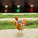 Animal Solar,Metal Birds Garden Ornaments,Yard Ornaments for Flowerbed Decorations and Lawn Yard Garden Décor