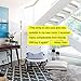 Brightech Sphere 3 LED Floor Lamp– Contemporary Modern Frosted Glass Globe Lamp with Three Lights- Tall Pole Standing Uplight Lamp for Living Room, Den, Office, Bedroom- Bulbs Included- Antique Brass