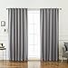 Best Home Fashion Premium Thermal Insulated Blackout Curtains - Back Tab/Rod Pocket - Grey - 52