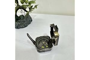 THOR INSTRUMENTS Brass Compass Vintage Surveying Nautical Compass for Navigational/Traveling/Hiking/Tracking/Camping Tool Outdoor Compass