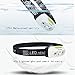 Pulomi Waterproof LED Headlamp USB Rechargeable Headlight Gesture Control Flashlight with Cree XP-G2 LED Adjustable Headband for Outdoor Sport Camping Hiking Climbing Fishing Reading