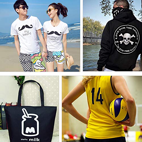 6 CAREGY+Transfer+Vinyl+T+Shirts+Inches