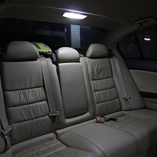 Partsam Honda Accord 2013 2014 2015 2016 White Interior LED Lights Package Kit (6 Pieces)