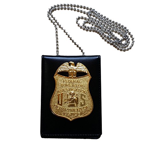 Cos Moments Federal Special Agent Badge Leather ID Cards Holder Fun Fake Badge Replicate Cos Moments Federal Special Agent Badge Leather ID Cards Holder Fun Fake Badge Replicate