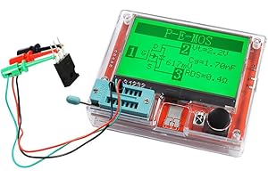 Luejnbogty Multi-Meter Transistor Tester Multifunctional Transistor Tester Kit TFT Diode Triode Capacitance Meter NPN PNP MOS