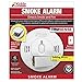 Kidde 21028501 DC Smoke Alarm Detector with TruSense Technology | Front Load Battery | Voice Notification | Model 2070-VDSR, White