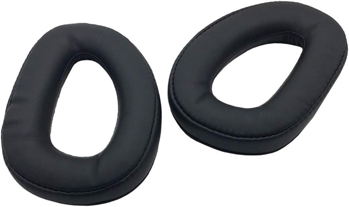 Premium Sennheiser Ear Pads - Compatible with GSP 300, 301, 302, 303, 350 & 370 Headphones. PU Leather, Black, AHG-GSP300 - Image 5