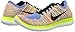 Nike Women's Free Running Motion Flyknit Shoes, White/Black/Blue/Hyper Punch - 7 B(M) US