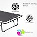 Mecor 75 by 31-inch Folding Metal Guest Bed with Luxurious Memory Foam Mattress ,Twin