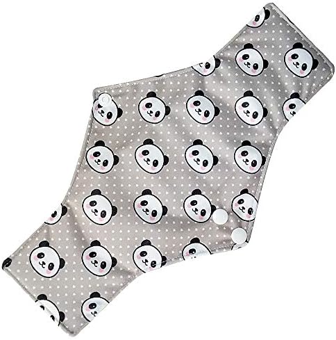 Washable Reusable Bamboo Cloth Menstrual Pad Mama Sanitary Towel Pads Bind Charcoal Menstrual Pads Bandages Mama Cloth (A)