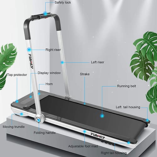 Treadmills for Home,Under Desk Folding Treadmill,2in1 Running,Walking