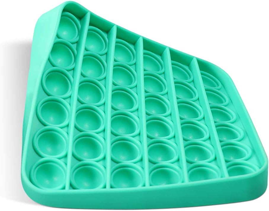 OCACA Fidget Pop Up Toys, Pop Up It Push Bubble Sensory Toys to Relieve Stress & Anxiety for Special Education School Supplies, Kids and Adults (Green, Square) : Office Products