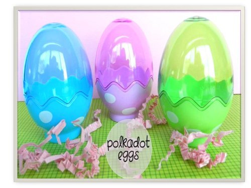 Plastic Fillable Easter Eggs Containers