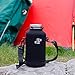Insulated Beer Growler 64 oz | Stainless Steel Vacuum Water Bottle for HOT and COLD Beverages | Growler Carrier and Replacement GASKET Included