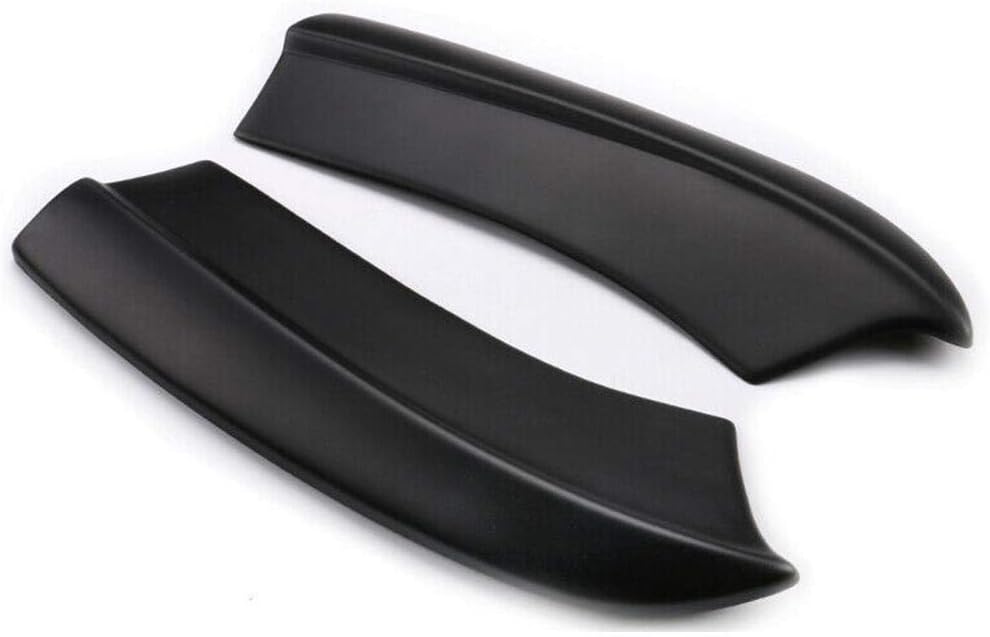 S SIZVER SRT-Style Black Rear Bumper Lip Aprons Polyurethane Compatible with 2015-2019 Charger