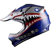 WOW Youth Kids Motocross BMX MX ATV Dirt Bike Moutain Helmet Storm Black