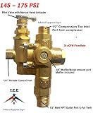 GAS Air Compressor Pilot check valve unloader valve combo 145-175 NG7
