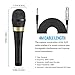 TONOR Wired Dynamic Microphone, XLR Handheld Karaoke Vocal Mic with 13ft Cable for Performance/Stage/Party/Karaoke Machine/Public Speaking/Wedding/Indoor Outdoor Activity, Black