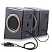 Home Computer Speakers, Mixcder MSH169 USB 2.0 Powered Surround Subwoofer Multimedia Speaker with Enhanced Sound, Volume Control, 3.5mm Audio Jack for Laptop, PC, TV, MP3, MP4, Phone, iPad
