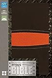 NIV, Boys Bible, Leathersoft, Brown/Orange