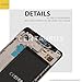 CE CENTAURUS ELECTRONICS Assembly Replacement for Microsoft Lumia 950 5.2 inch LCD Display Touch Screen Digitizer Panel with Frame Full Complete (Black)