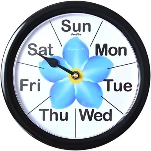 Forget-Me-Not Day Clock by Dayclox
