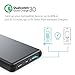 ROMOSS Quick Charge 3.0 USB C Portable Charger, 10000mAh Type C Power Bank Input & Output QC 3.0 External Battery Packs Compatible for iPhone X, Samsung Galaxy S8,Nintendo Switch and More