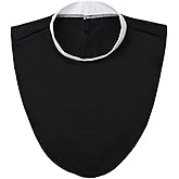BPURB Clergy Shirt Neck Collar Men Women Priest Collar Costumes Accessory for Pastor