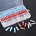 Hilitchi 130-Pcs 24-10AWG Assorted Nylon Fully Insulated Female & Male Bullet Butt Wire Crimp Connector Terminals Assortment Kit