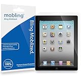 iPad 2/3/4 Screen Protector - HD Clear (Invisible) - Soft TouchTM Technology - [VALUE 3 Pack] - Best Quality Material - Apple Retina Display Compatible by Mobling®