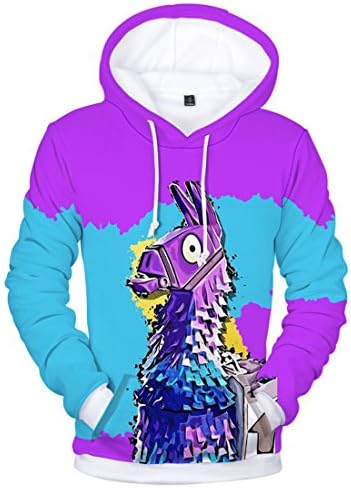 KIDSONE Premium Fnite 3D Printed Unisex Men Women Hoodie Novelty Teen Gaming Print Sweatshirt Pullover Top