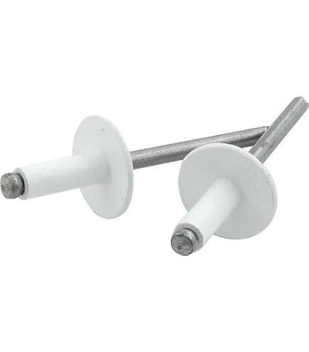 Exploding Rivets Black 3/16" Rivet Large Head Exploding Banana Peel Aluminum Pop Rivets 25 Pack Black Pop Rivets - Foto 5