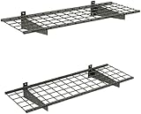 HyLoft 00651 45-Inch by 15-Inch Garage Wall Shelf Storage, Hammertone, 2-Pack