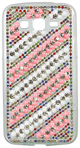 Mobile Back Cover Zt11393 Stones And Crystal Decorated For Samsung