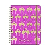 Lilly Pulitzer Large 17-Month Monthly Hardcover Planner, Weekly Layout, 2018-2019 (Flamingo Pink)