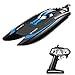 Tobeape Remote Control Boat for Pool & Outdoor Use, RC Racing Boat with Remote Control, High-Speed Series RC Boats for Adults & Kids-Blue