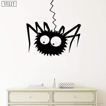 yaoxingfu Tatuajes de Pared de Animales de Dibujos Animados Araña ...