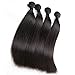Bestsojoy 8A Brazilian Virgin Hair Straight 3 Bundles Brazilian Human Hair Extensions 100% Unprocessed Human Hair Weave Natural Color