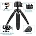 Heavy Duty Tripod, UBeesize Phone Camera Tabletop Mini Tripod Cell Phone Clip Holder, Compatible with iPhone, Smartphones, Gopro, Webcams, Compact Cameras DSLRs