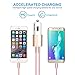 iPhone Car Charger, ZUOQI 24W/4.8A High Speed Dual Port USB Car Adapter for Apple iPhone 7 Plus/ 7 /6 Plus/ 6S/6/6 S Plus/ iPad/iPod, Samsung Galaxy S6 S6 Edge S5, HTC One M8 M9 and More-Gold