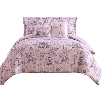 Amazon.com: Goldenlinens 5 pieces Comforter set Printed