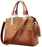 JiYe Womens Retro Leather Leisure Hangbag Shoulder Bag