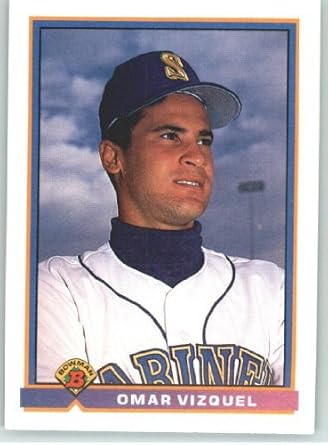Amazon.com: 1991 Bowman Baseball Card #245 Omar Vizquel: Collectibles & Fine Art